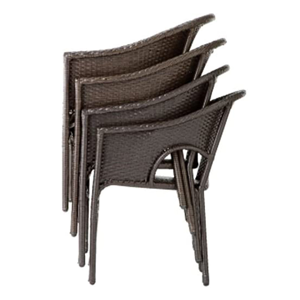 ガーデンチェア 椅子 Chair 手編み高級人工ラタン ウィッカー ガーデンファニチャー 13DN-C 2脚セット 送料無料