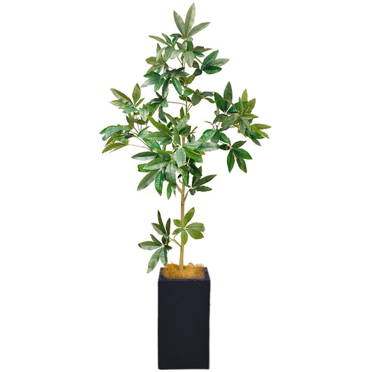 パキラ 180cm 特大 人工観葉植物 フェイクグリーン  観葉植物 造花 光触媒 鉢付 軽量セメント ファイバーセメント フェイク グリーン インテリア おしゃれ お祝い 消臭  FCS150 送料無料