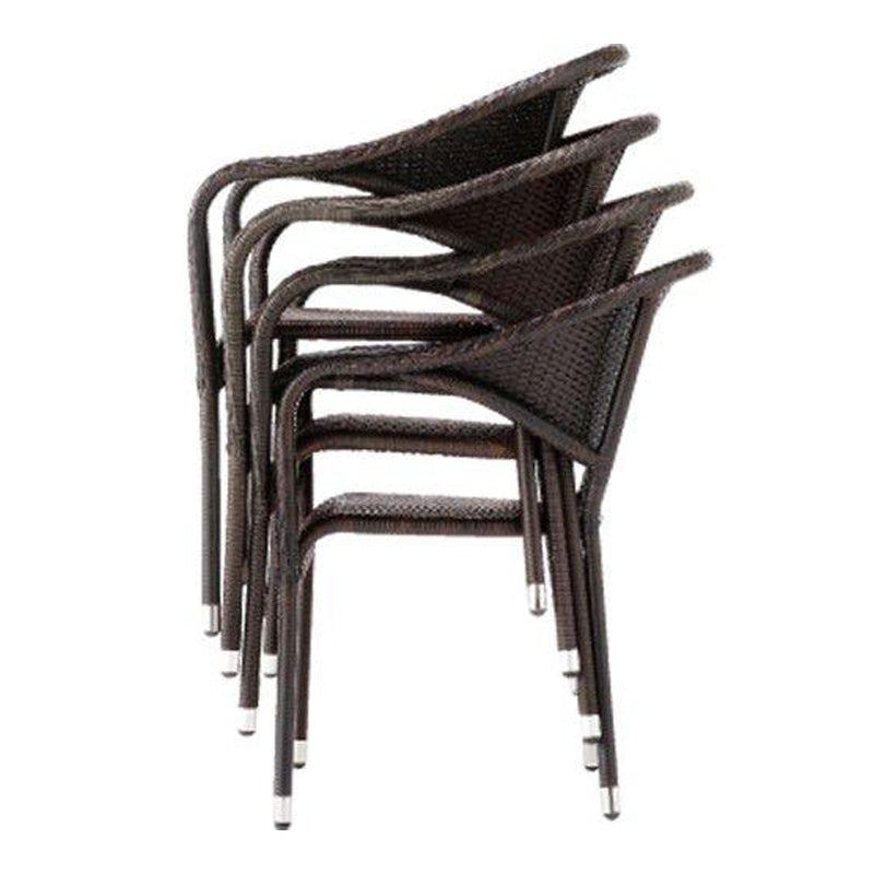 ガーデンチェア 椅子 Chair 手編み高級人工ラタン ウィッカー ガーデンファニチャー 11DN-C 2脚セット 送料無料
